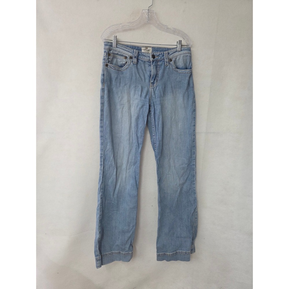 Shyanne Bootcut Jeans Women 31 Light Wash Embroidered Pocket Mid Rise SLHO19J38‎
